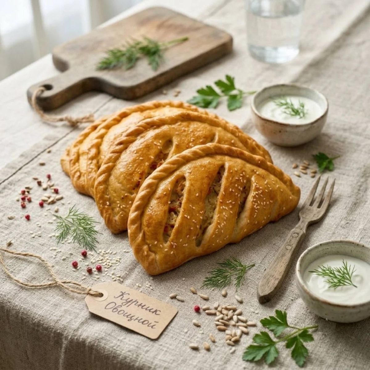Овощной курник